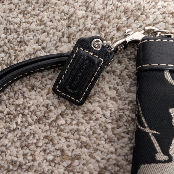 Coach Ashley Horse & Carriage Satchel + Wristlet Set Y2K Vintage - Picture 9 of 16